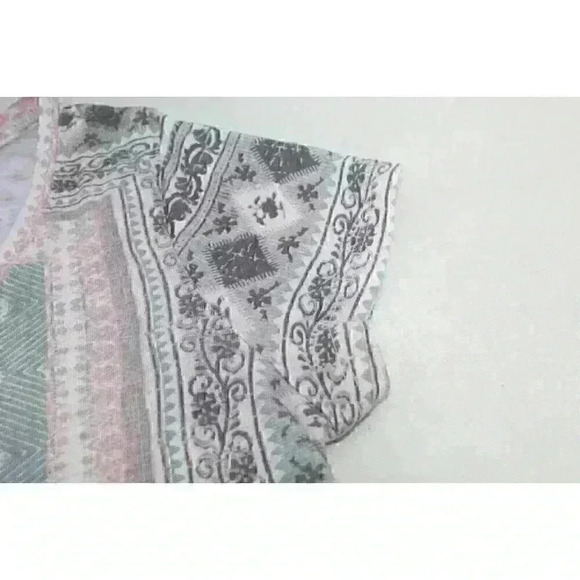 Lucky Brand Casual Relaxed Fit Boho Preppy Y2K Moto Western Women's Top Size S/P - Picture 9 of 14